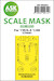 Masking Set Focke Wulf FW190A-4 canopy and wheels (Eduard) - Single Sided 200-M48204