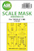 Masking Set Focke Wulf FW190A-8 canopy and wheels (Eduard) - Double Sided 200-M48207