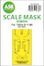 Masking Set Focke Wulf FW190A-8 canopy and wheels (Eduard) - Single Sided 200-M48208