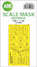 Masking Set Grumman FM1 Wildcat canopy and wheels (Eduard) - Double Sided 200-M48216