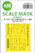 Masking Set Fairchild A10C Thunderbolt II canopy and wheels (Great Wall Hobby) - Single Sided 200-M48220