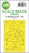 Masking Set B26B Marauder canopy and other glassparts (ICM) - Single Sided 200-M48223