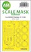 Masking Set Sukhoi Su30SM Flanker H Canopy, Wheels (Kitty Hawk) Single Sided 200-M48233