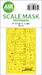 Masking Set P51B-C Mustang Canopy, Wheels (Eduard) Double Sided 200-M48244