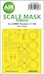 Masking Set Sukhoi Su30MK Flanker C Canopy, Wheels (Kitty Hawk) Double Sided 200-M48247