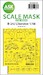 Masking Set B24J Liberator Canopy, Turrets, Other Glasing (Hobby Boss) Single Sided 200-M48248