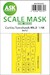 Masking Set Curtiss Tomahawk MKII  Canopy (Airfix) Single Sided 200-M48262