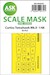 Masking Set Curtiss Tomahawk MKII  Canopy (Airfix) Single Sided 200-M48262