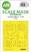 Masking Set Curtiss Tomahawk MKII  Canopy (Airfix) Double Sided 200-M48263