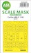 Masking Set Gloster Meteor MK F8  Canopy, wheels  (Airfix) Single Sided 200-M48263
