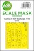 Masking Set Curtiss P40B Warhawk  Canopy (Airfix) Single Sided 200-M48266