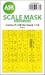 Masking Set Curtiss P40B Warhawk  Canopy (Airfix) Double Sided 200-M48267