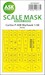 Masking Set Curtiss P40B Warhawk  Canopy (Airfix) Double Sided 200-M48267