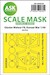 Masking Set Gloster Meteor MK F8 |Korean War  Canopy, wheels  (Airfix) Double Sided Sided 200-M48269