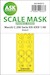 Masking Set Macchi MC200 series XXI, XXIII Windshield and wheels (Italeri) Double Sided 200-M48272