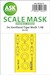 Masking Set De Havilland Dh82a Tiger Moth Windshield and wheels (Airfix) Double Sided 200-M48273