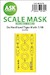 Masking Set De Havilland Dh82a Tiger Moth Windshield and wheels (Airfix) Double Sided 200-M48273