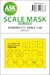 Masking Set Junkers F13 Early windshields, cabin windows and wheels (MiniArt) Single Sided 200-M48274
