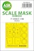 Masking Set Lockheed F104A/C Starfighter Canopy and wheels (Kinetic) Single Sided 200-M48276