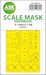 Masking Set Lockheed F104G/S Starfighter Canopy and wheels (Kinetic) Double Sided 200-M48279