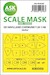 Masking Set De Havilland Canada DHC1 Chipmunk T20  Canopy (Airfix) Single Sided 200-M48280