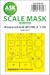 Masking Set Messerschmitt BF109E-3  Canopy and wheels (Hobby Boss) Single Sided 200-M48288