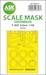 Masking Set F86F Sabre Canopy and wheels (Airfix) Double Sided 200-M48291