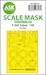 Masking Set F86F Sabre  Canopy and wheels (Airfix) Double Sided 200-M48291