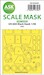 Masking Set Sikorsky UH60A Black Hawk Canopy and wheels (ICM) Single Sided 200-M48296