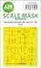 Masking Set Westland Lysander MKI/MKIII Canopy (Airfix) Single Sided 200-M48298