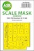 Masking Set DB7B Boston III Canopy and other glassparts (Hong Kong Models) Single Sided 200-M48308