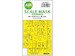 Masking Set DB7B Boston III Canopy and other glassparts (Hong Kong Models) Double Sided 200-M48309