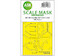 Masking Set AV8B Harrier II Plus Canopy Double Sided (UMa Models) 200-M48314