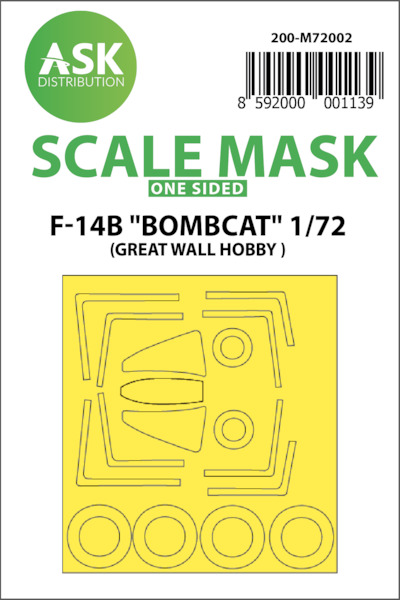 Masking Set Grumman F14B "Bombcat" (Great Wall Hobby) Single Sided 200-M72002