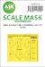 Masking Set English Electric Lightning F2A (Airfix) Double sided 200-M72004