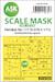 Masking Set Heinkel He111H-2/H-3 (Hobby 2000 / Hasegawa) Single sided 200-M72008
