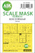 Masking Set B25C/D Mitchell (Airfix) Single sided 200-M72021