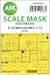 Masking Set Mitchell MKII (Airfix) Double Sided sided 200-M72024