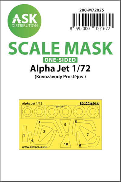 Masking Set Alpha Jet (Kovosavody Prosetjov) Single sided 200-M72025