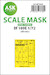 Masking Set Messerschmitt BF109E (AZ Model) Single sided 200-M72028
