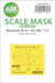 Masking Set Douglas TA4J - OA4M Skyhawk Glassparts and wheels (Hobby 2000, Fujimi) Single sided 200-M72040