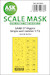 Masking Set SAAB 37 Viggen Single Seat Glassparts (Special Hobby)  Single sided 200-M72043