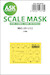 Masking Set Mikoyan MiG29A Fulcrum  Glassparts and wheels (ICM)  Single sided 200-M72048