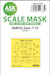 Masking Set Mitsubishi A6M2b Zero Glassparts and wheels (Tamiya) Single sided 200-M72051