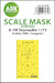 Masking Set A1H Skyraider Canopy & Wheels (Hobby 2000, Hasegawa) Single sided 200-M72058