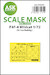 Masking Set F4F-4 Wildcat Canopy & Wheels (Arma Hobby) Single sided 200-M72059