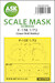 Masking Set F15E Strike Eagle canopy and wheels (Great Wall Hobby) Single sided 200-M72060