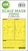 Masking Set F15E Strike Eagle canopy and wheels (Great Wall Hobby) Double sided 200-M72061