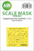 Masking Set Supermarine Spitfire Mk.21, Mk.22, Mk.24 / Seafire Mk.45, MK.46, Mk.47  Canopy and wheels (Special Hobby)  Single sided 200-M72064