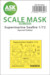 Masking Set Supermarine Spitfire Mk.21, Mk.22, Mk.24 / Seafire Mk.45, MK.46, Mk.47  Canopy and wheels (Special Hobby)  Single sided 200-M72064